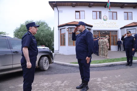 Baş prokuror Laçına gedib, prokurorluğun inzibati binası istifadəyə verilib