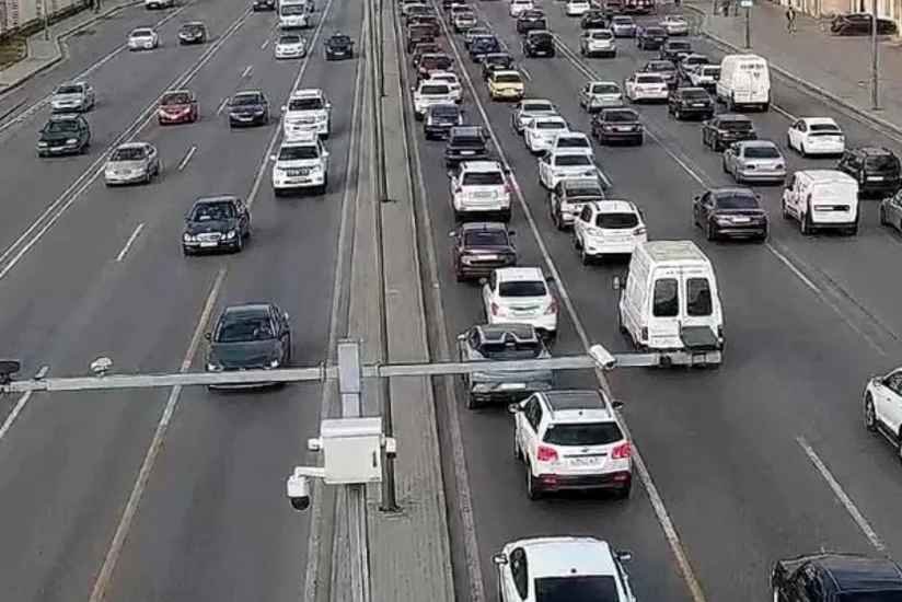 Bakının bir sıra yollarında tıxac müşahidə olunur