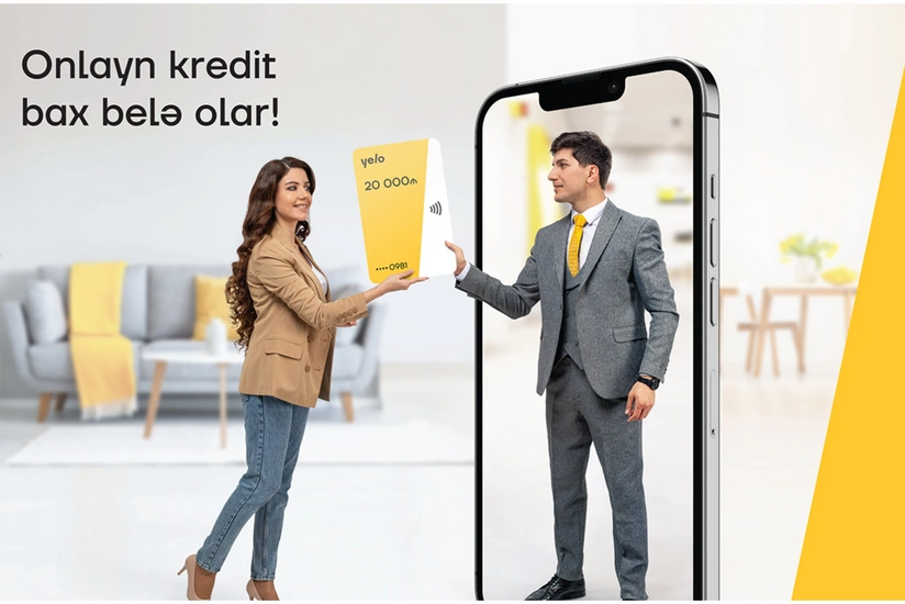 2 dəqiqəyə kredit almaq? YeloBankla mümkündür!