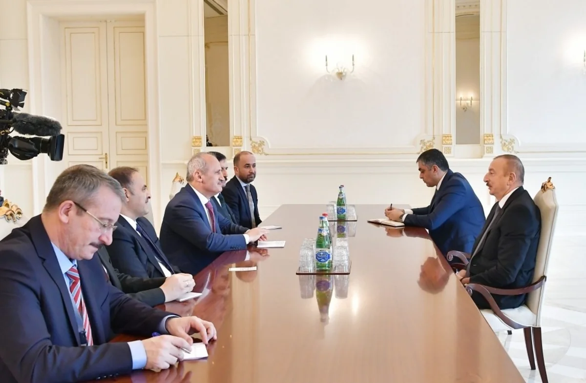 President Ilham Aliyev received delegation led by Turkish minister of transport and infrastructure