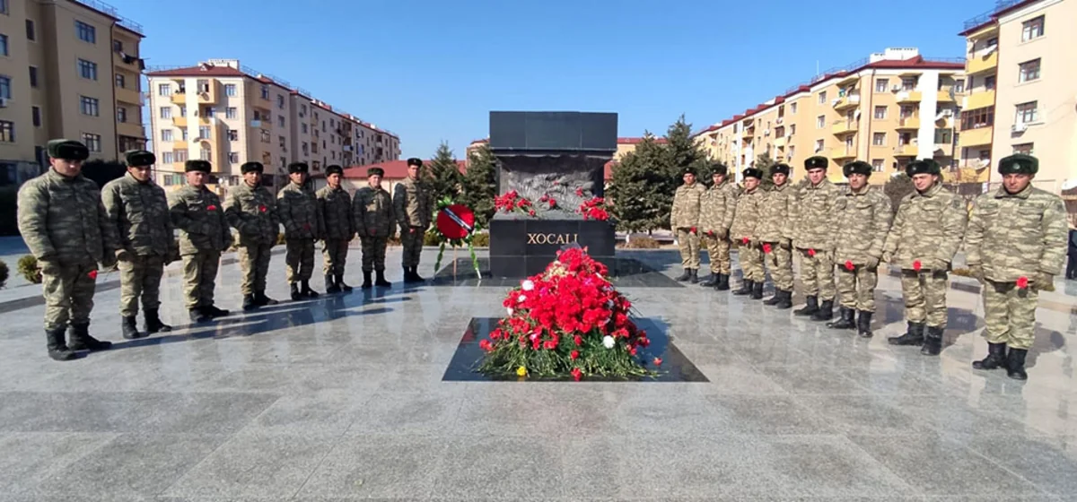 Azərbaycan Ordusunda Xocalı soyqırımının 31-ci ildönümü ilə əlaqədar silsilə tədbirlər keçirilib