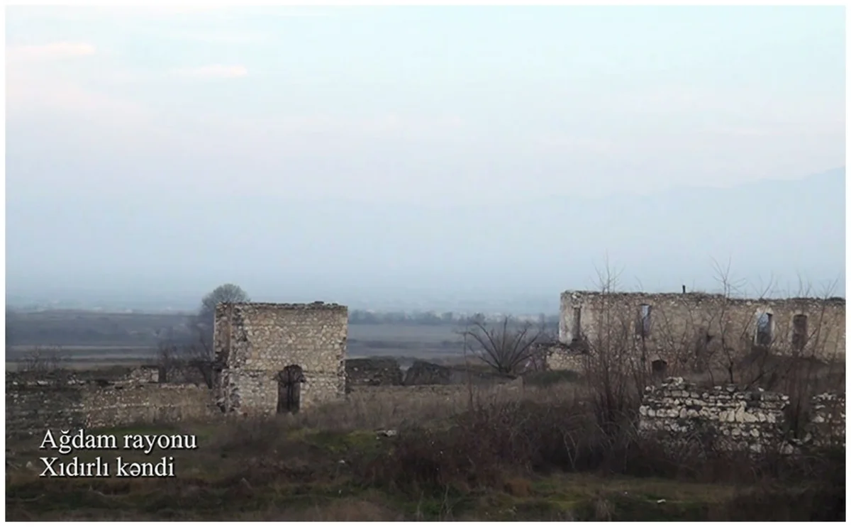 Ağdamın Xıdırlı kəndindən görüntülər