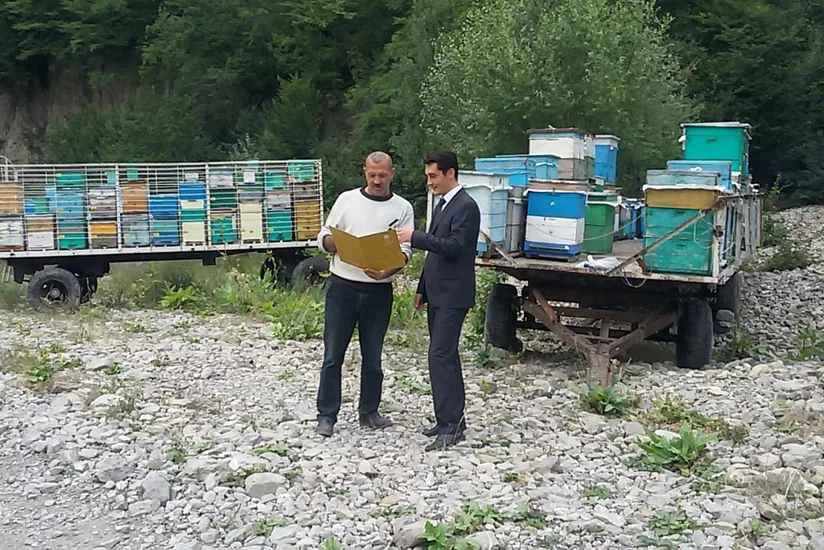 KOBİA Şəkidə arıçılıqla məşğul olan sahibkarlara dəstək olub