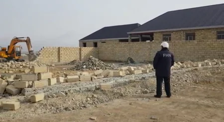 Gəncə şəhərində qanunsuz tikintinin qarşısı alınıb
