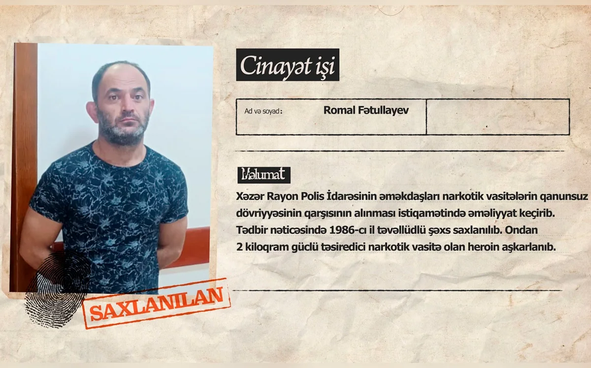 Bakıda gözətçi işlədiyi evdən 125 min manatlıq inşaat materialları oğurlayıb
