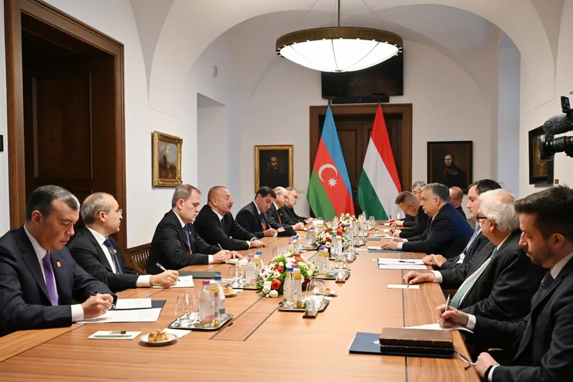 Azərbaycan Prezidentinin Macarıstanın Baş naziri ilə geniş tərkibdə görüşü olub - YENİLƏNİB