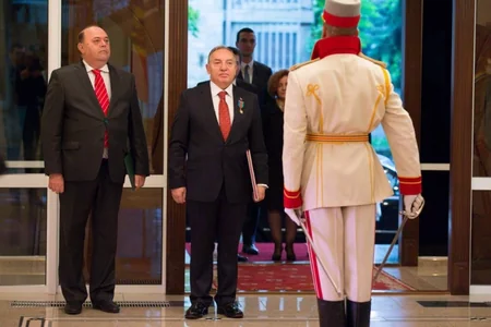 Hulusi Kılıç attends Moldovan President's reception with order presented him by Azerbaijani President