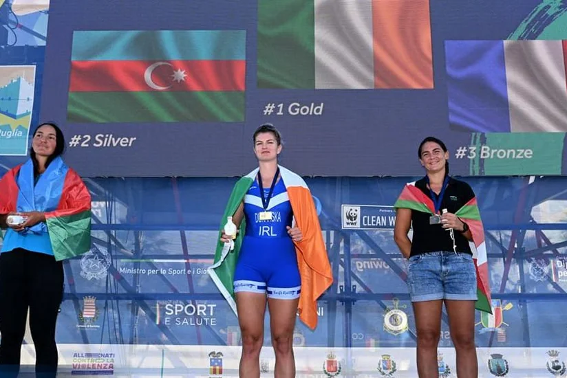 Azerbaijani female rower wins silver at World Championships