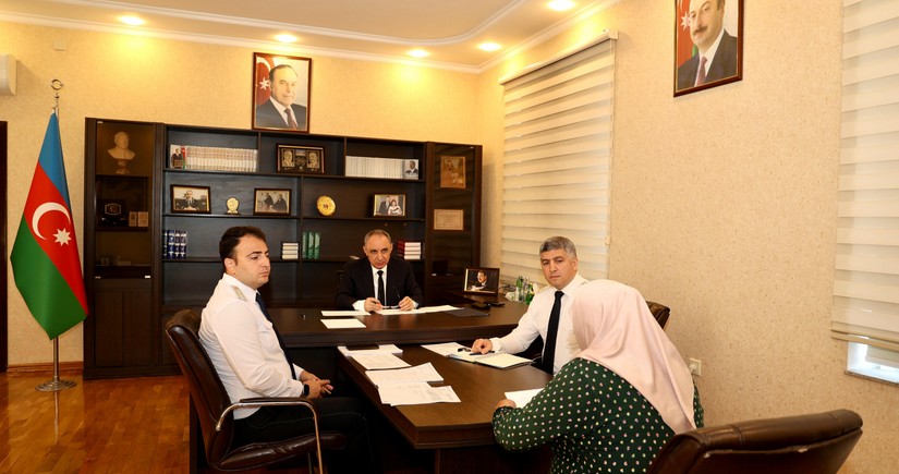 Baş prokuror Xaçmazda vətəndaşları qəbul edib