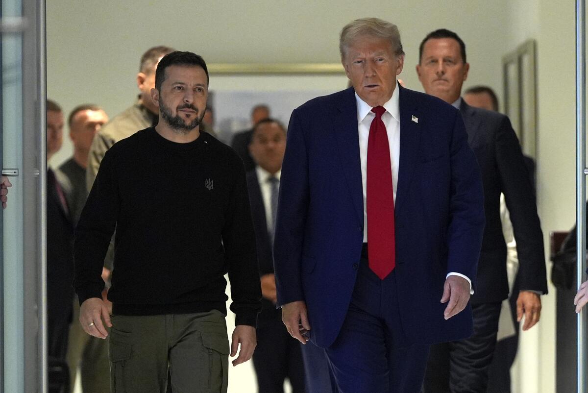 Volodimir Zelenski və Donald Tramp