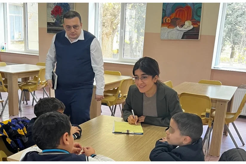 Ombudsmanın Milli Preventiv Qrupu Sumqayıtda internat tipli gimnaziyada monitorinqlər aparıb