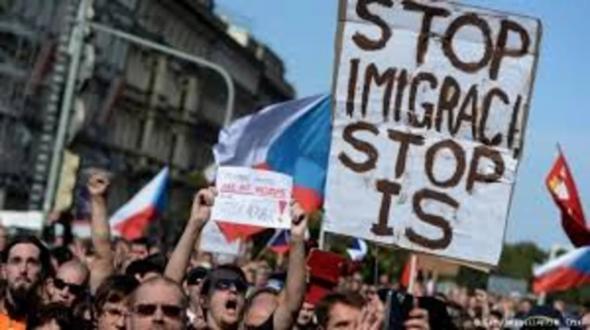 В Праге прошла демонстрация против принятия беженцев в Чехии