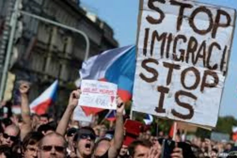 В Праге прошла демонстрация против принятия беженцев в Чехии