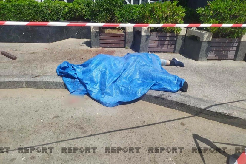 Bakıda gənc məktub yazaraq özünü biznes mərkəzindən atıb - VİDEO - YENİLƏNİB