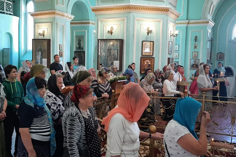 Gəncədə Rus Provaslav Kilsəsinin 136 illiyi qeyd olunub