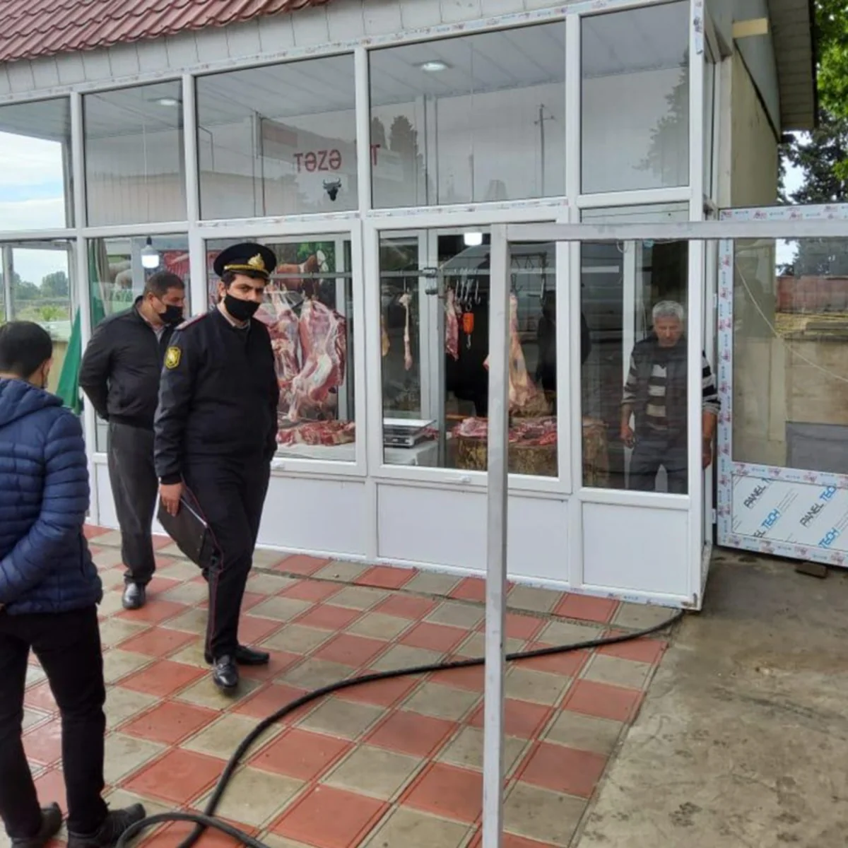 Göyçayda qanunsuz fəaliyyət göstərən heyvan kəsimi məntəqələrində reyd keçirilib