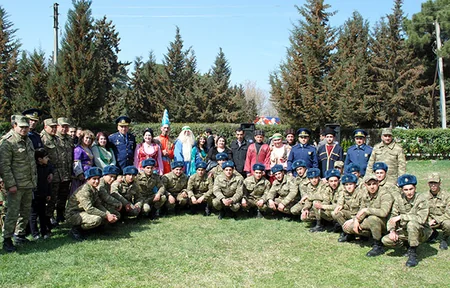 Novruz bayramı münasibətilə hərbi hissələrdə “Açıq qapı” günü keçirilib