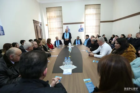 Deputatlığa namizəd Rauf Nağıyevin seçicilərlə növbəti görüşü keçirilib