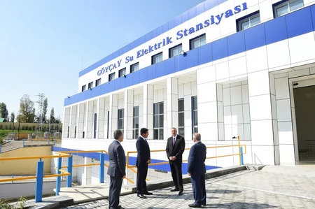 ​Prezident İlham Əliyev Göyçayda bir sıra obyektlərin açılışında iştirak edib