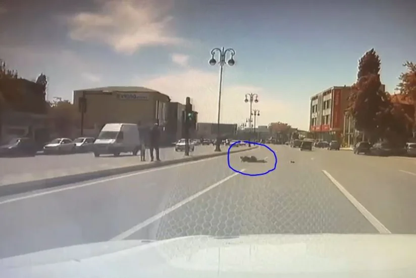 Bakıda polis maşını qadını vurub? - DYP-dən AÇIQLAMA - VİDEO