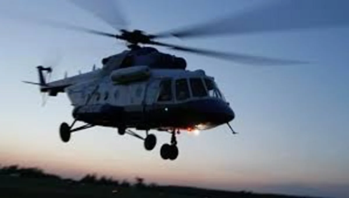 Ukraynada vertolyot qəzaya uğrayıb, ölənlər var - VİDEO