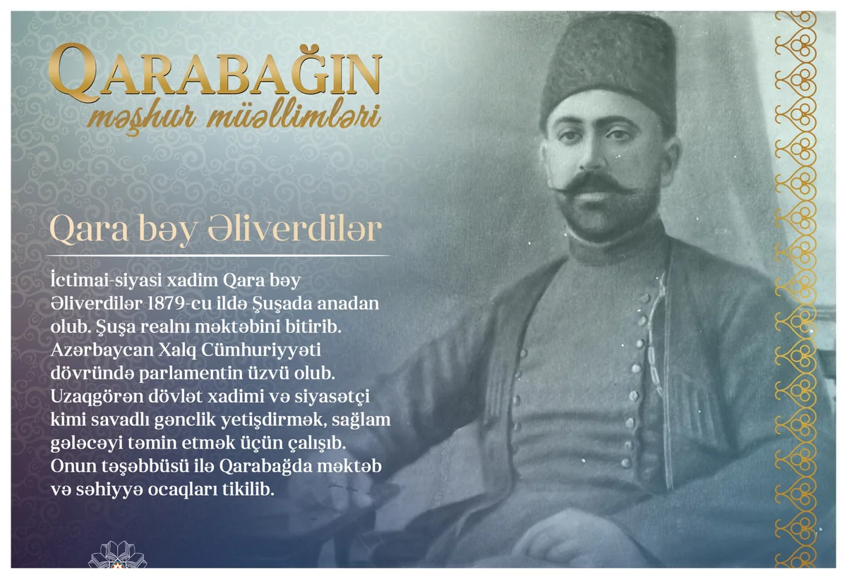 Qarabağın məşhur müəllimləri – Qara bəy Əliverdilər