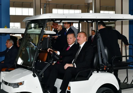 Turkish, Azerbaijani Presidents attend inauguration of Nakhchivan Restoration and Production Complex