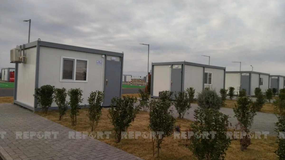 Ağdamda minaaxtaranlar üçün yeni mobil düşərgə salınıb