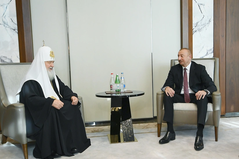 Russian Patriarch congratulates President Ilham Aliyev