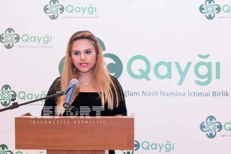 Daun sindromlu uşaqlar Heydər Əliyevin doğum günü münasibətilə keçirilən tədbirdə çıxış edib