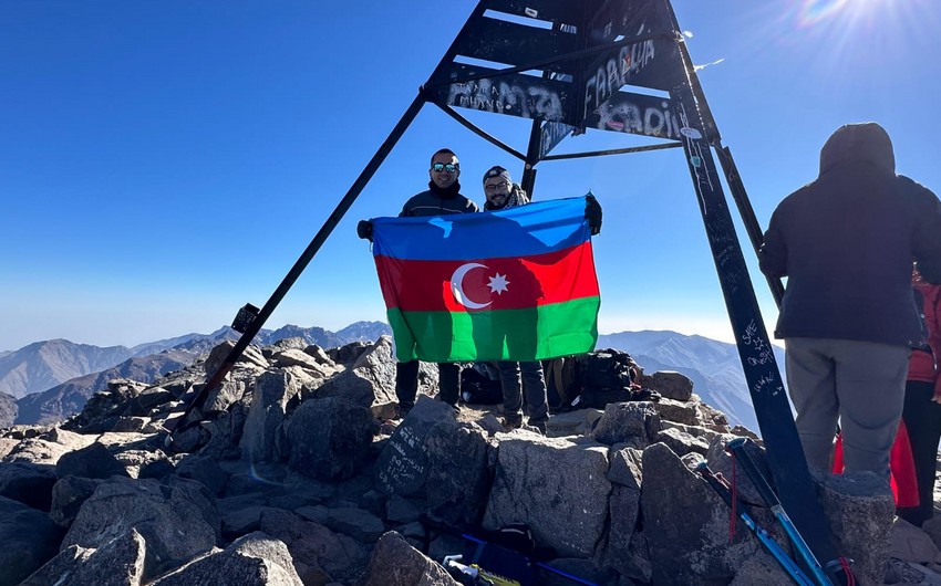 Azərbaycanlı Mərakeşin ən yüksək zirvəsini fəth edib