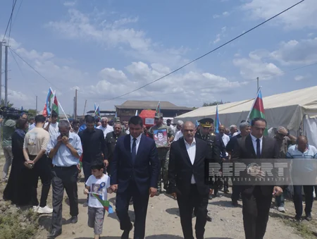 Neftçalada Birinci Qarabağ müharibəsinin şəhidi Yaşar Kərimov dəfn edilib - YENİLƏNİB