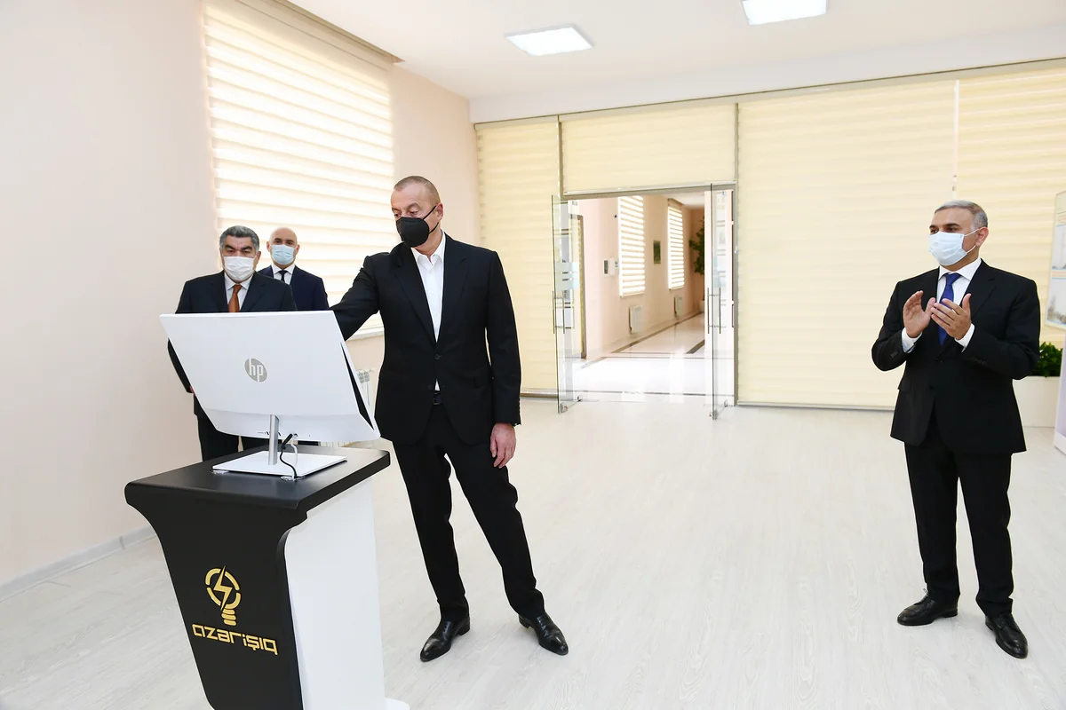 Prezident Hacıqabulda Qarasu yarımstansiyasının açılışında iştirak edib - YENİLƏNİB
