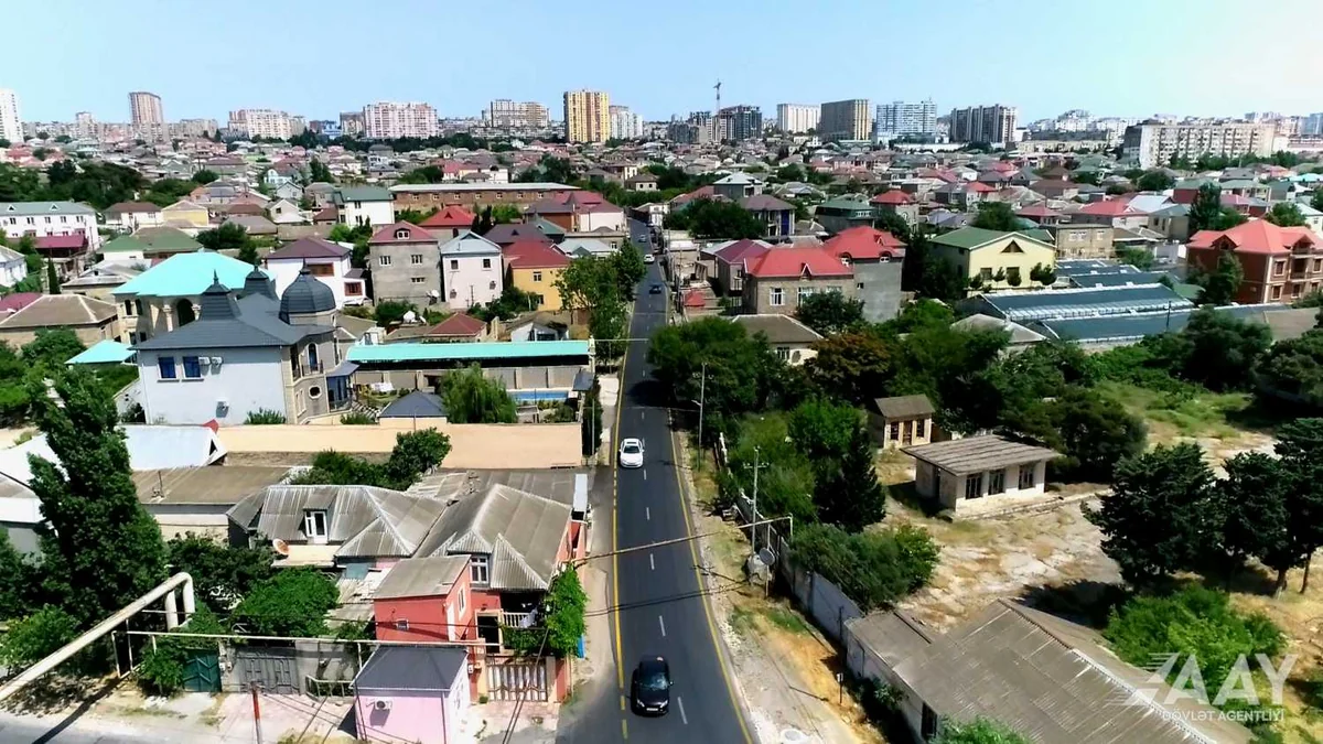 Bakının Xətai rayonunda 5 küçə təmir olunub