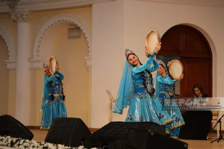 Mahnı və Rəqs Ansamblı Fikrət Əmirovun 100 illik yubileyi münasibətilə konsert proqramı ilə çıxış edib