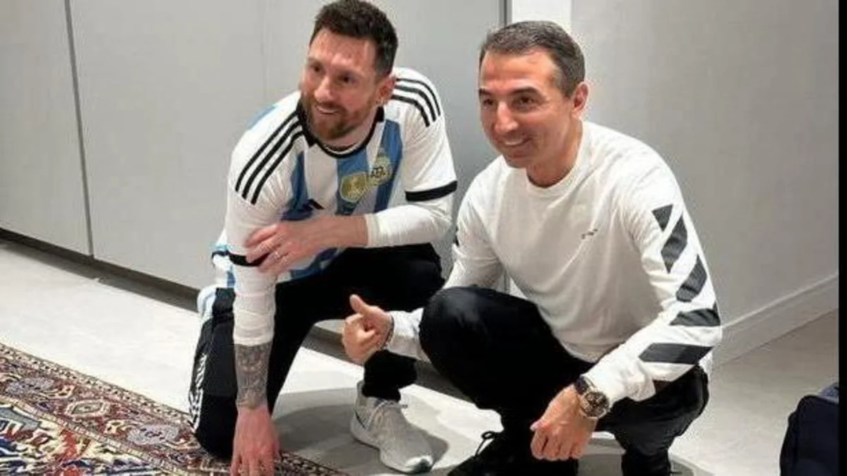 Azərbaycanlı iş adamı Messinin ad günündə iştirak edib