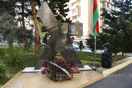 Vətən müharibəsində şəhid olan təcili yardım sürücüsünün xatirə lövhəsinin açılışı olub