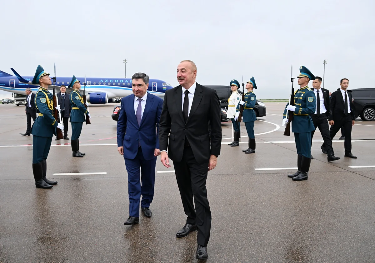 Prezident İlham Əliyevin Qazaxıstana səfəri başa çatıb