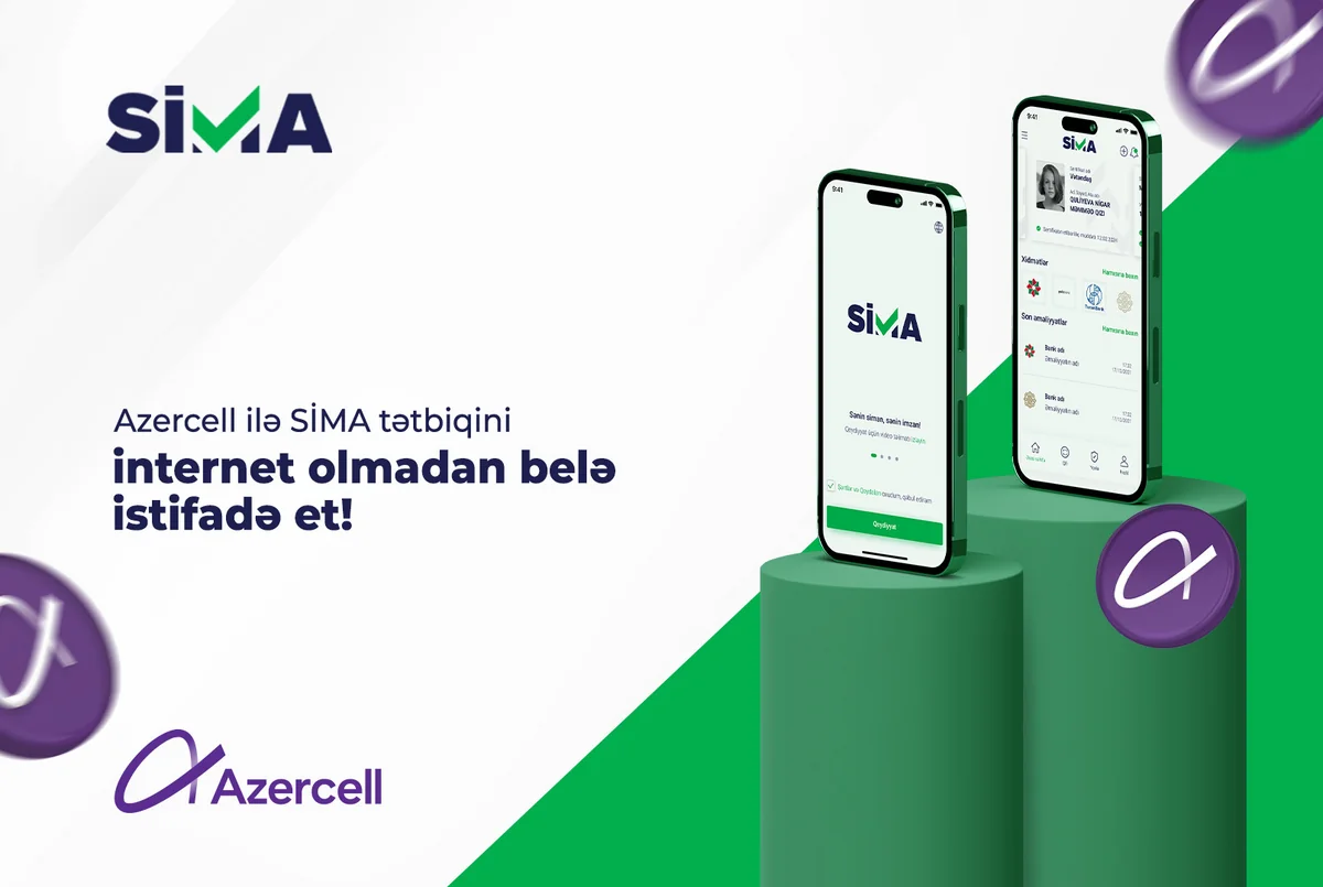 Artıq “Azercell” abunəçiləri internetsiz SİMA-dan istifadə edə biləcəklər