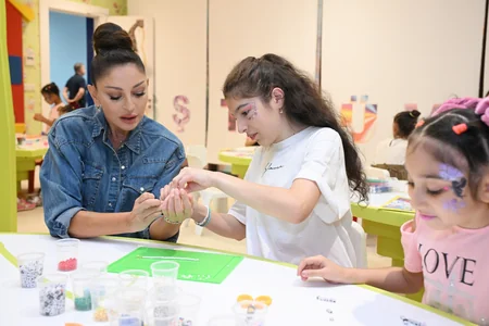 First Vice-President Mehriban Aliyeva attends celebration organized for children by Heydar Aliyev Foundation