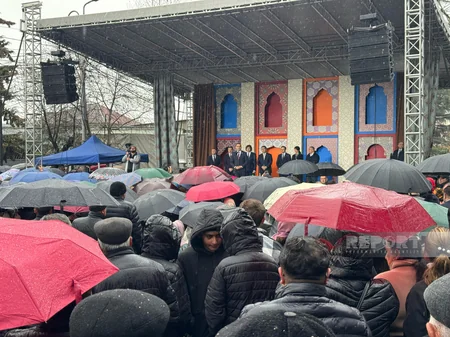 Gürcüstanın Prezidenti, Baş naziri və parlament sədri Marneulidə Novruz Bayramına qatılıblar