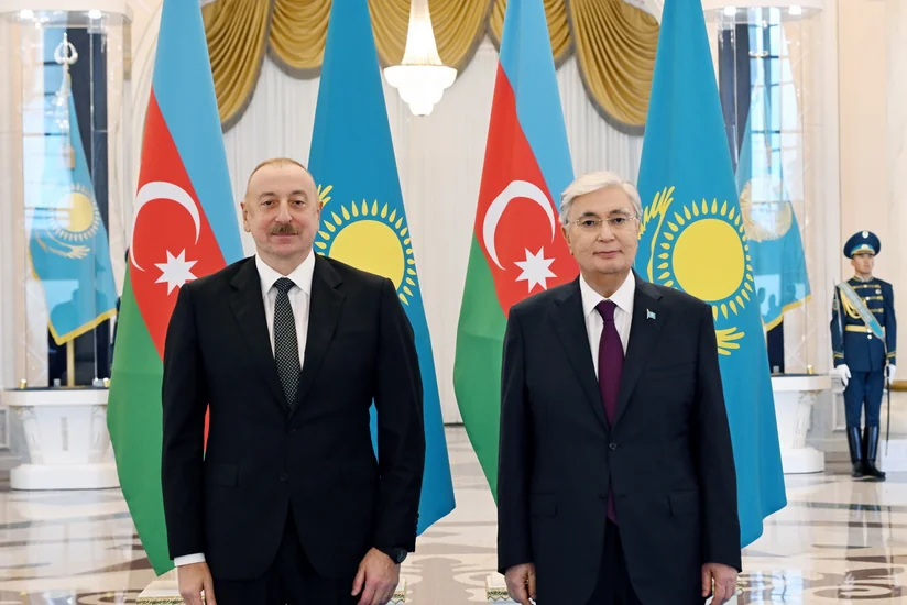 Meeting between Presidents of Azerbaijan and Kazakhstan held in Astana