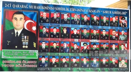 Şərurda şəhidin xatirəsinə bulaq-abidə ucaldılıb