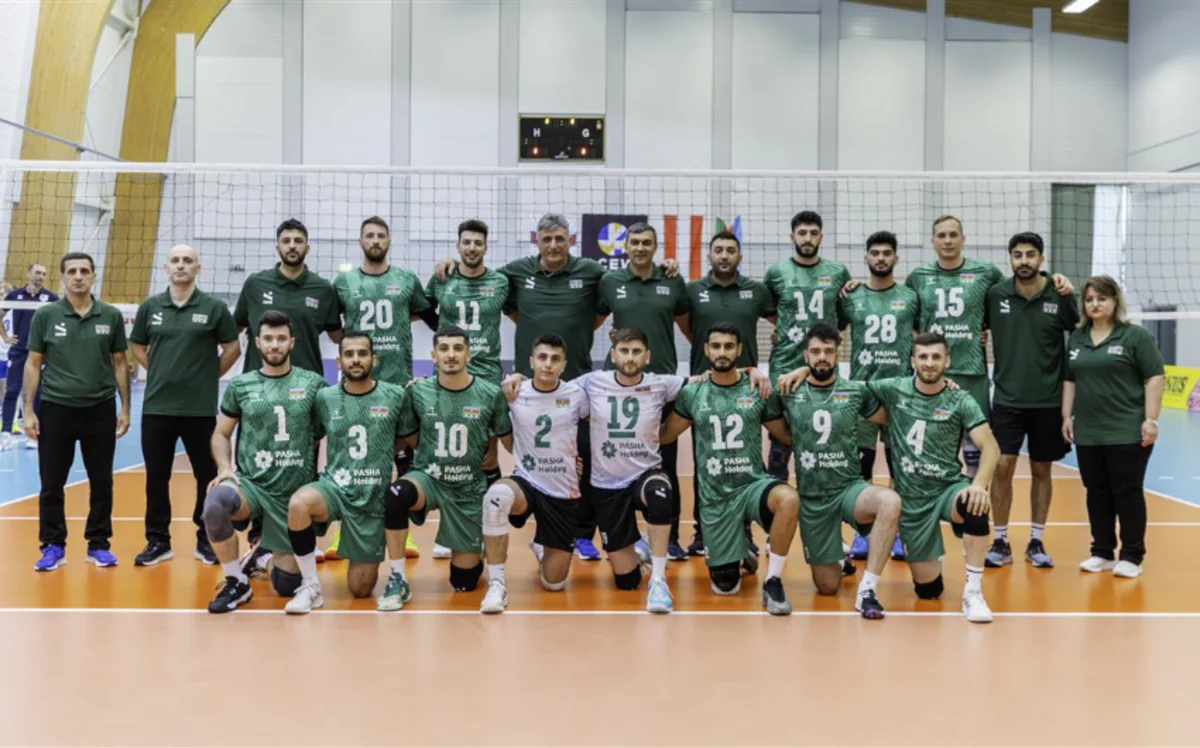 Azərbaycanın kişi voleybolçulardan ibarət yığması Gümüş Avropa Liqasında növbəti qələbəsini qazanıb