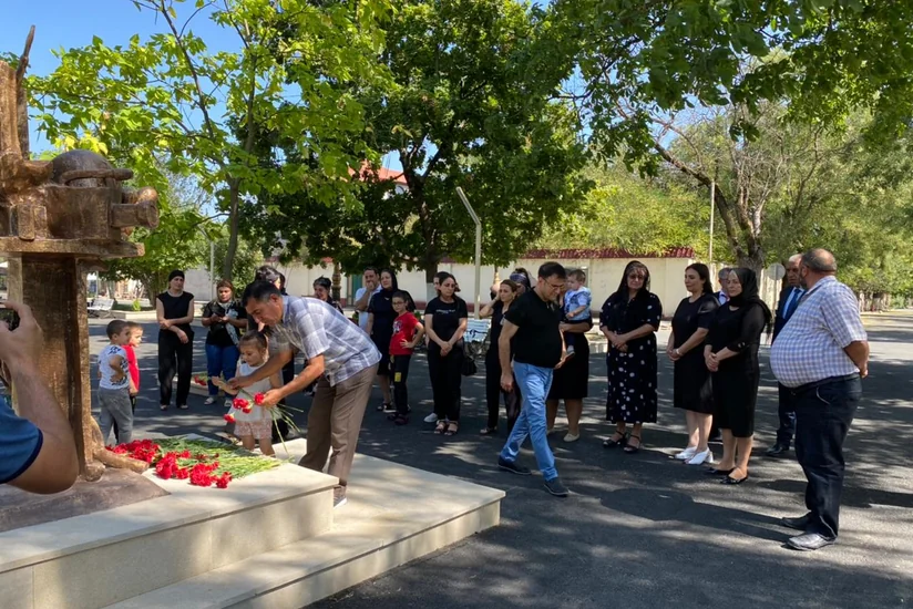 Şəhid jurnalistlərin ailə üzvləri Qubadakı Media şəhidləri parkını ziyarət ediblər