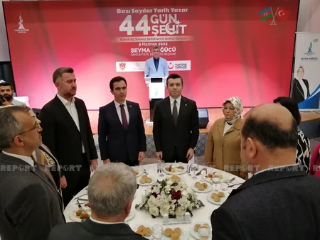 İstanbulda “Bəzi saylar tarix yazar - 44 gün, 44 şəhid” anım mərasimi keçirilib