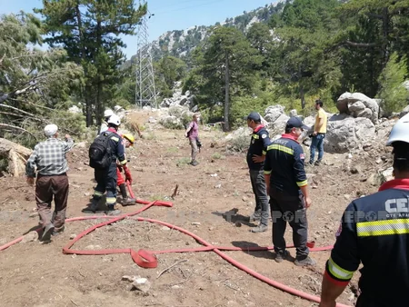 Muğlanın Köyceyiz rayonunda daha bir güclü yanğın başlayıb