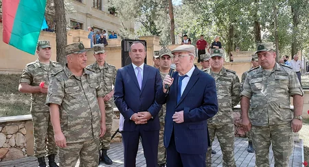 Gədəbəydə Milli Qəhrəman Məzahir Rüstəmovun xatirəsi anılıb