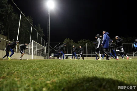 Qarabağ və Fiorentina oyundan əvvəl son məşqə çıxıb - FOTOREPORTAJ