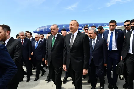 Президенты Азербайджана и Турции приняли участие в открытии аэропорта Ризе-Артвин
